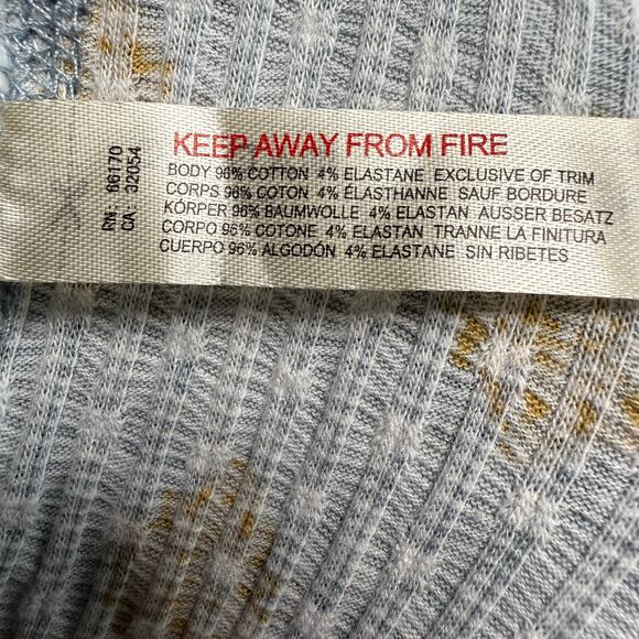 Free People long johns lil' bit lou flare one-piece loungewear thermal cotton - Picture 8 of 8